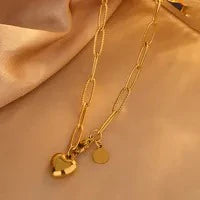 Elegant Chain Heart Set