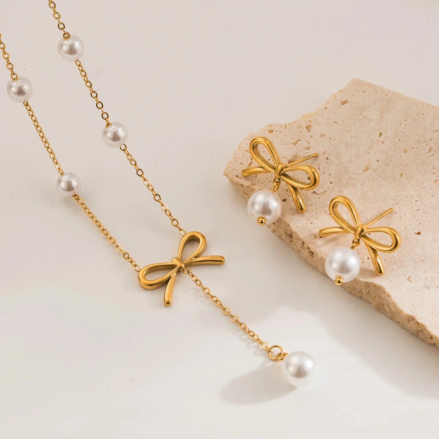 Cute Bow Knot Jewelry Set