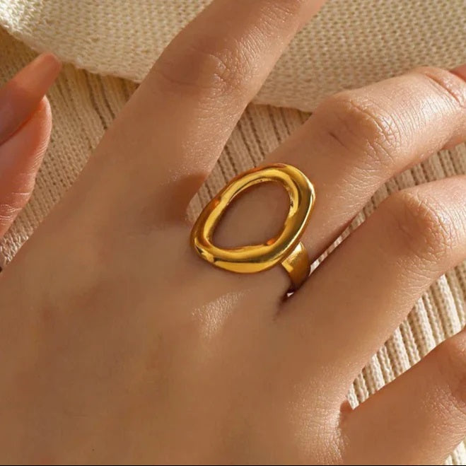 Oval Open Rings