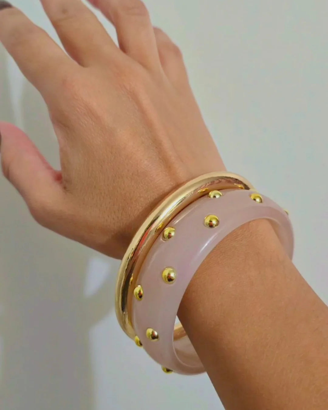 Resin Bangles 2pcs Bracelets