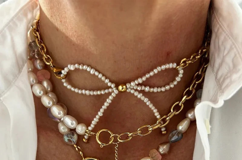Choker Bow Necklace