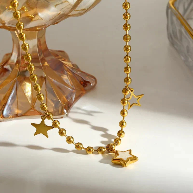 Golden Star Necklace
