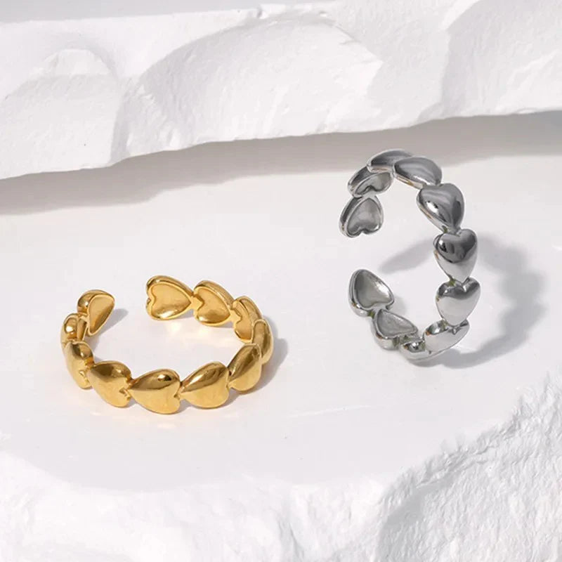 Small Heart Open Ring