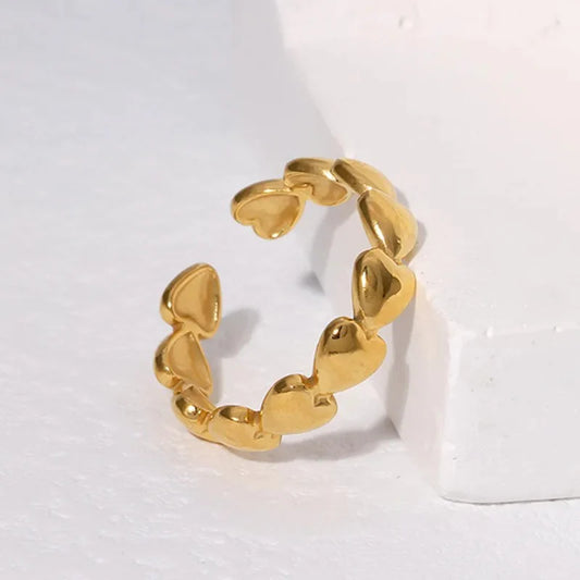 Small Heart Open Ring