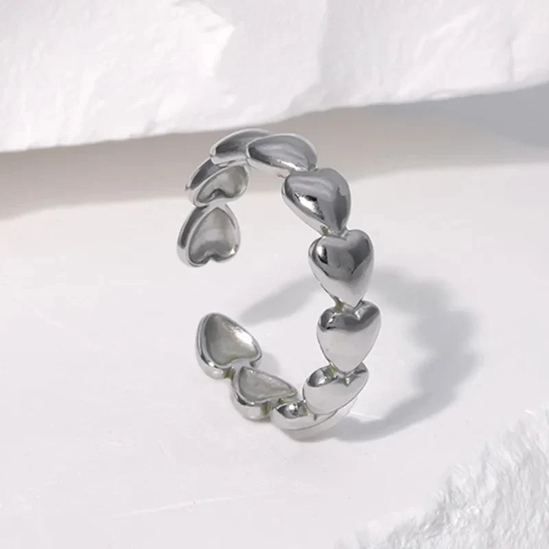 Small Heart Open Ring